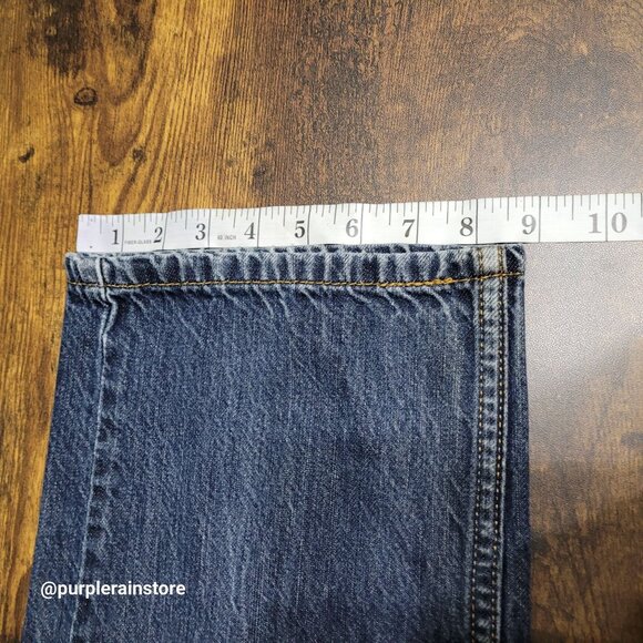 Vtg Levi's Jeans 34x32 Relaxed Straight 559 Medium Dark Wash Western Y2K - Picture 10 of 11
